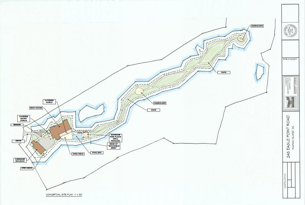 248 Eagle Point Road Kiawah Island, SC 29455 - Photo 3 of 21 Land Plan