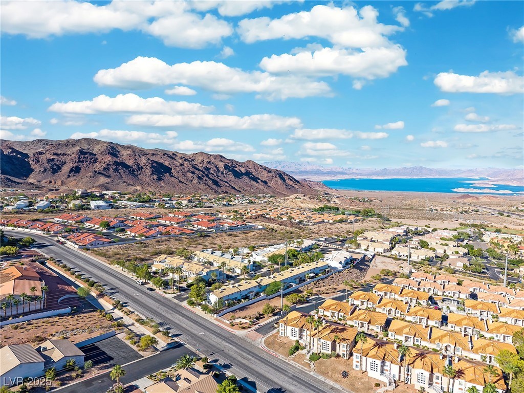 655 Florence Drive Boulder City, NV 89005 - Photo 48 of 63 Aerial perspective of suburban area with a water and mountain view