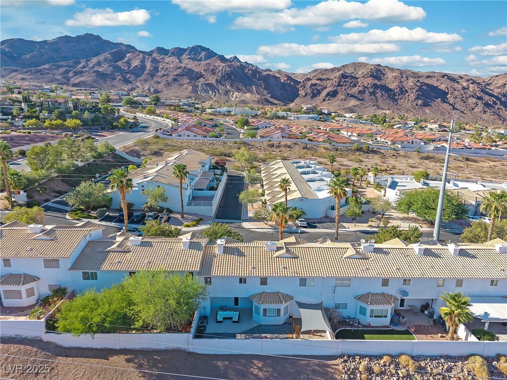 655 Florence Drive Boulder City, NV 89005 - Photo 58 of 63 Drone / aerial view of a mountain backdrop