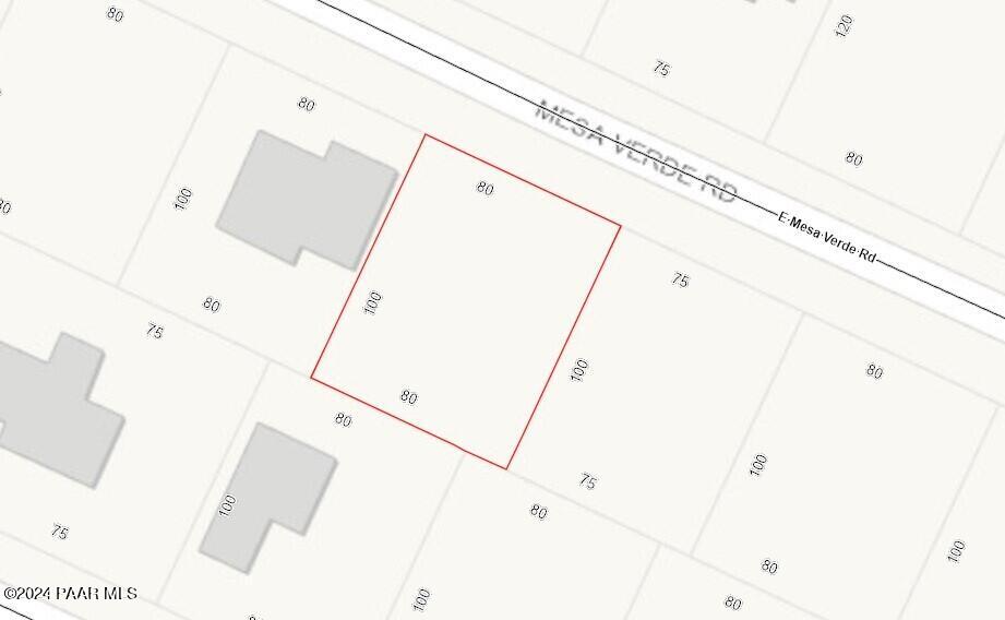 20241 East Lakeside Road Mayer, AZ 86333 - Photo 29 of 33 Lot Dimensions