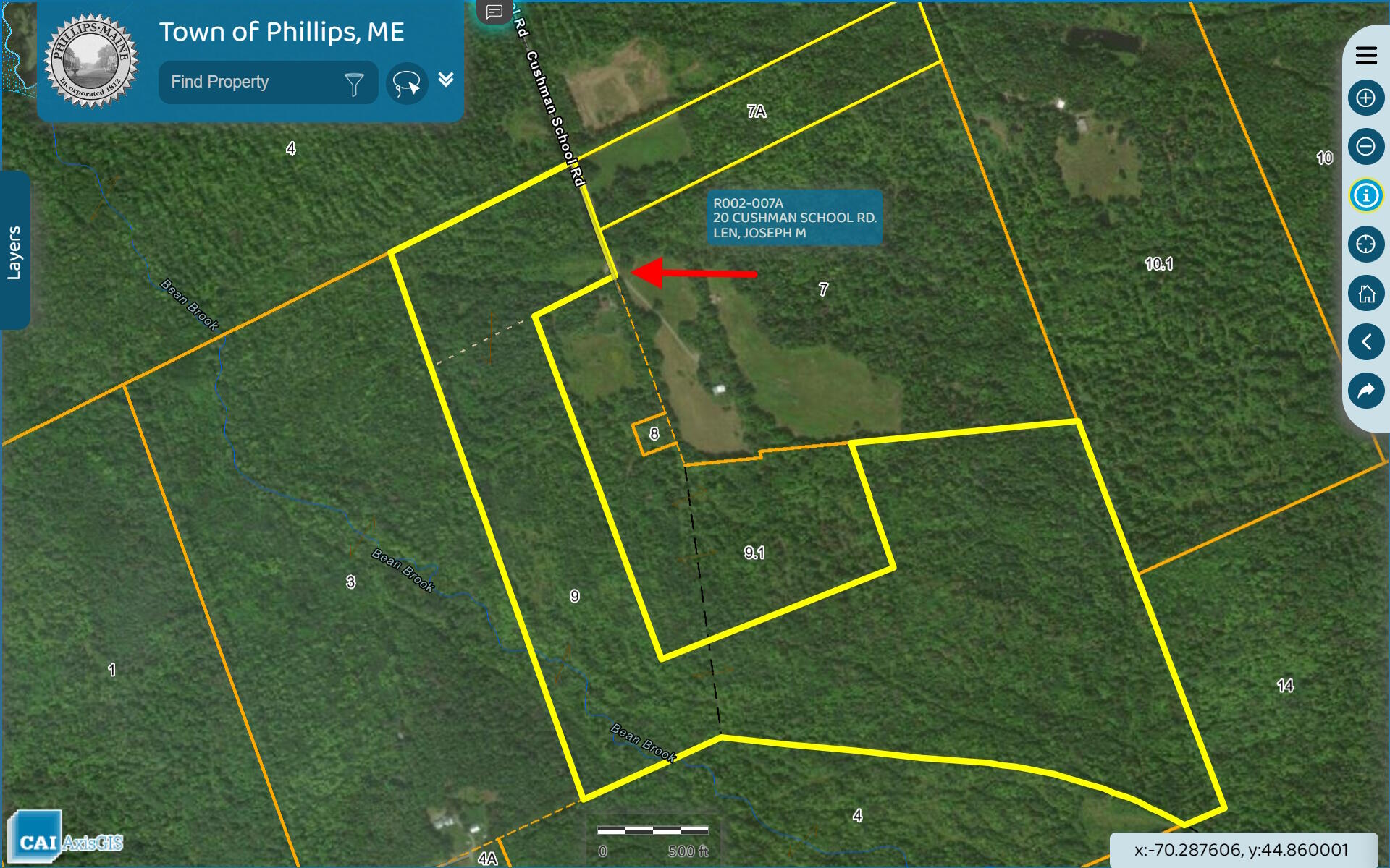 Lot 9 Cushman School Road Phillips, ME 04966 - Photo 3 of 9 R2009 map