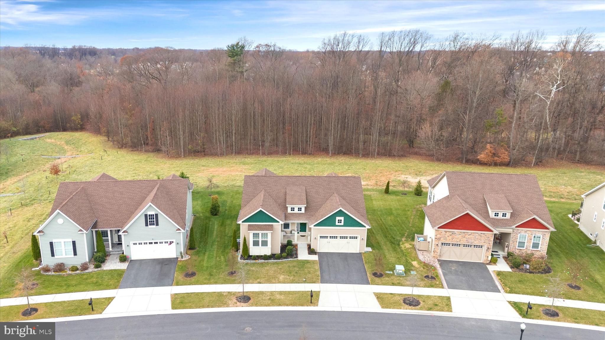 5338 Newman Lane Middletown, DE 19709 - Photo 4 of 61 an aerial view of residential houses with outdoor space and parking