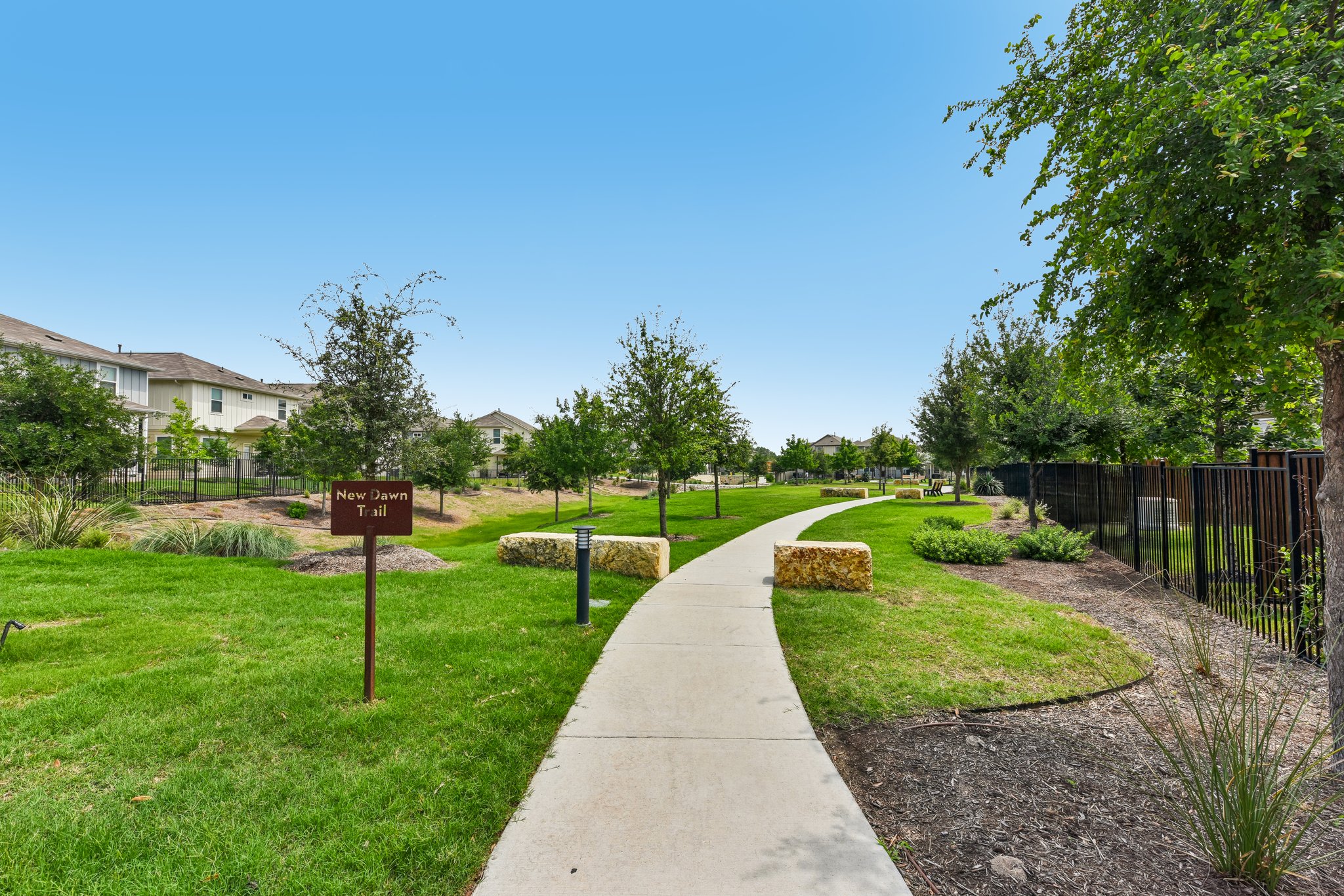 9901 Thane Way, Unit 91 Austin, TX 78748 - Photo 4 of 24 Community green space and trails are behind the home. Also within walking distance is Mary Moore Searight Park, over 344 acres of trails, an off leash dog park, and disc golf.