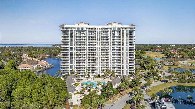 a view of a city with tall buildings