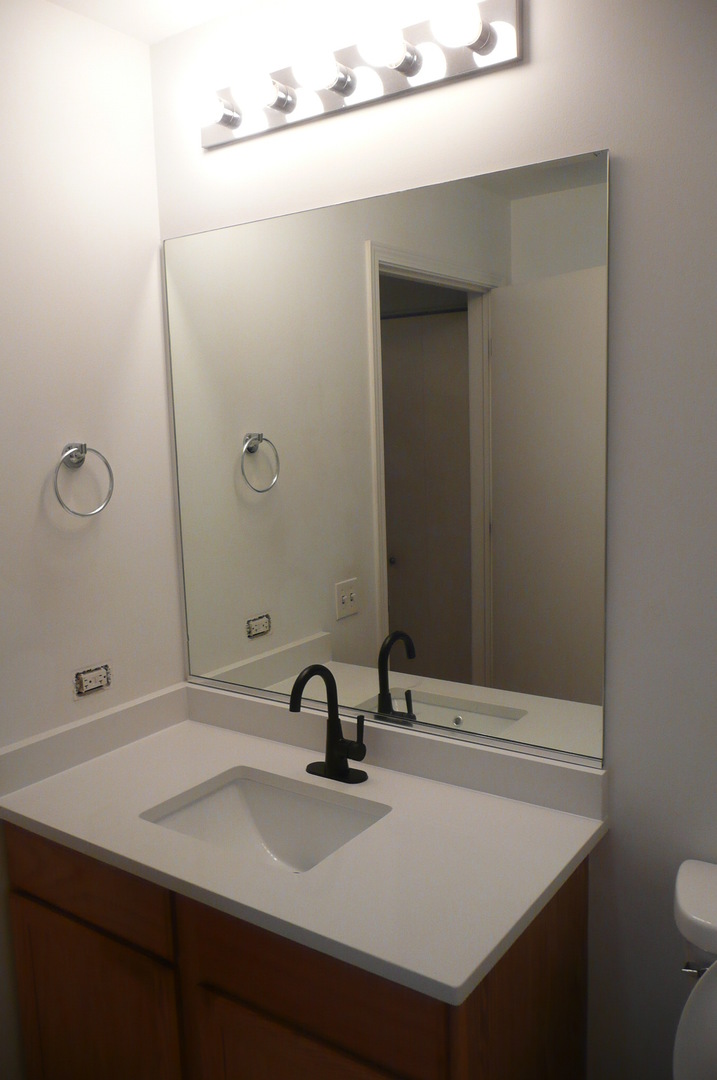 1255 South State Street, Unit 607 Chicago, IL 60605 - Photo 10 of 20 a bathroom with a sink and a mirror