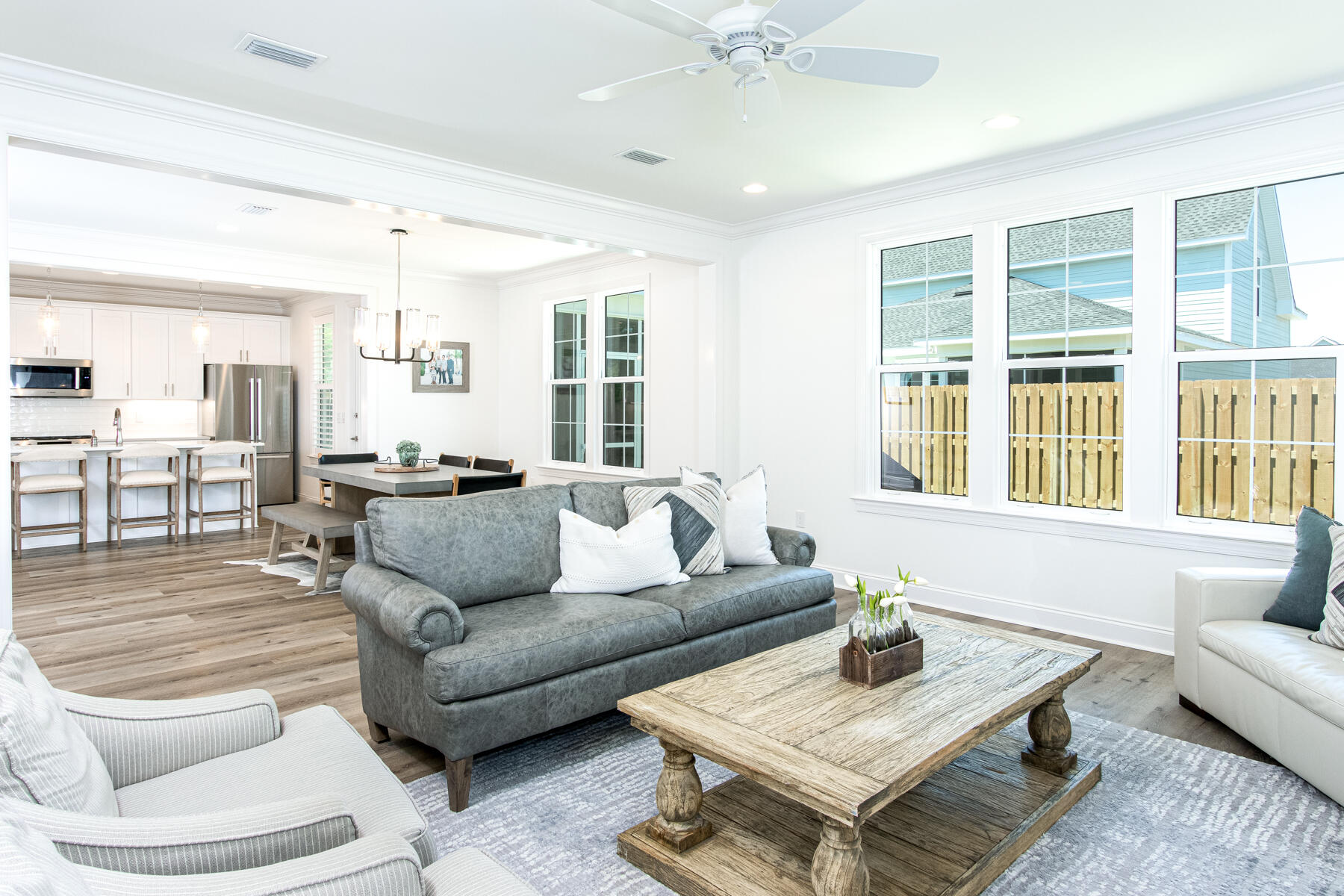 164 Conifer Ct Inlet Beach Inlet Beach, FL 32461 - Photo 9 of 30 a living room with furniture and a large window