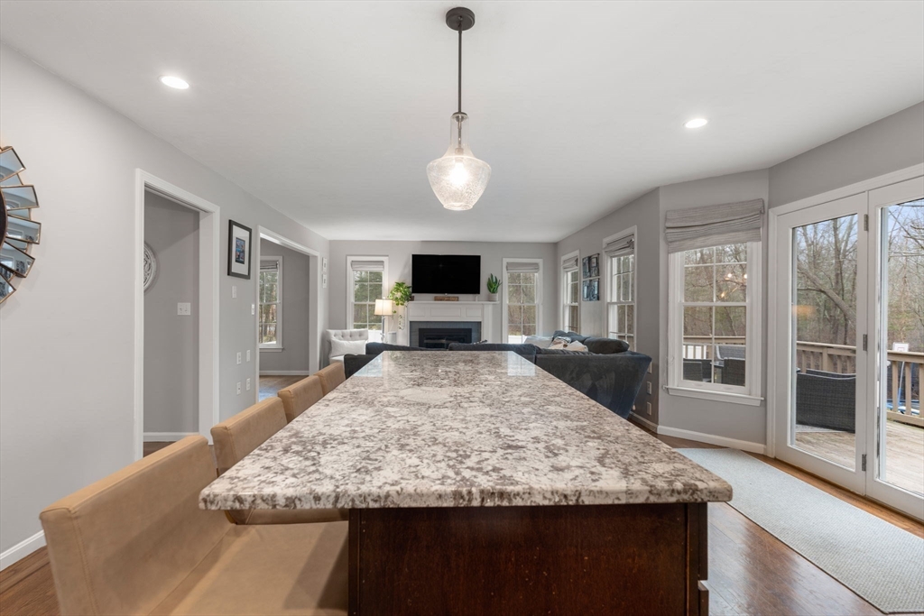 45 Auburn Road Millis, MA 02054 - Photo 7 of 31 a view of a kitchen with granite countertop living room