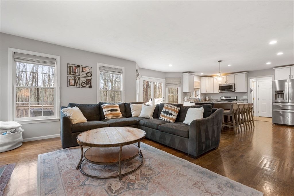 45 Auburn Road Millis, MA 02054 - Photo 9 of 31 a living room with furniture and a large window