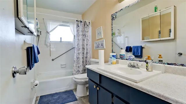 a bathroom with a sink a toilet and a bathtub