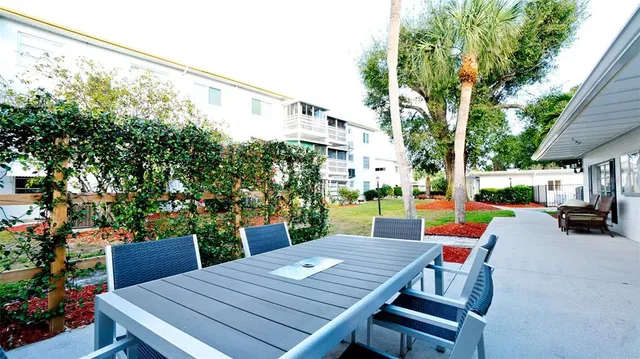 a view of a multi story tree