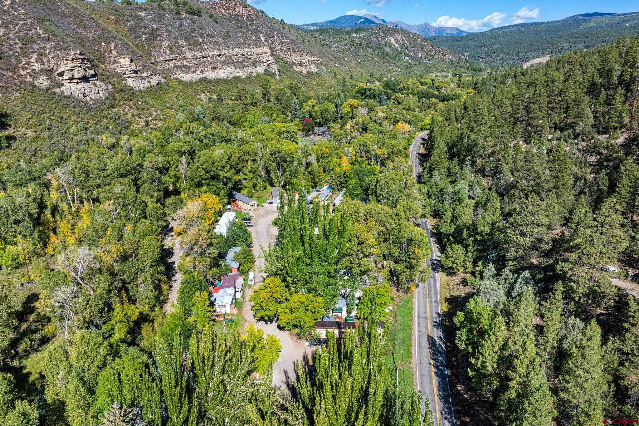 441 County Road 204 Durango, CO 81301 - Photo 21 of 30 a view of a lush green forest with a mountain