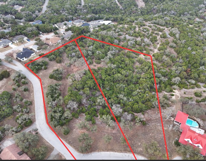 20114 Victoria Chase Leander, TX 78645 - Photo 5 of 14 Aerial overview of property's location featuring property parcel outlined