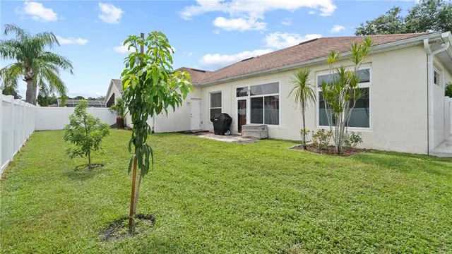 a view of a house with a garden