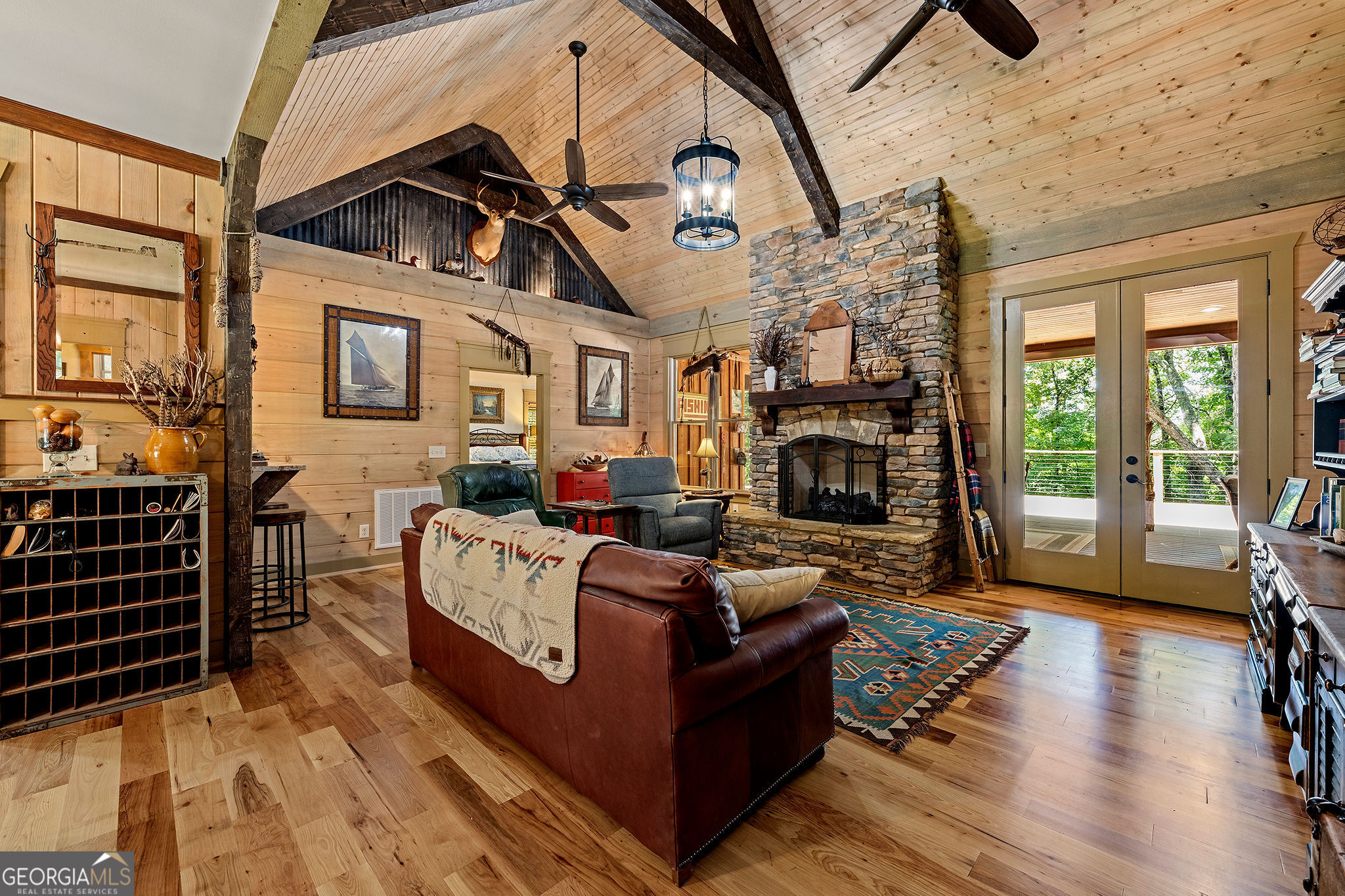 1638 Minor Road Culloden, GA 31016 - Photo 27 of 144 a living room with furniture and a fireplace