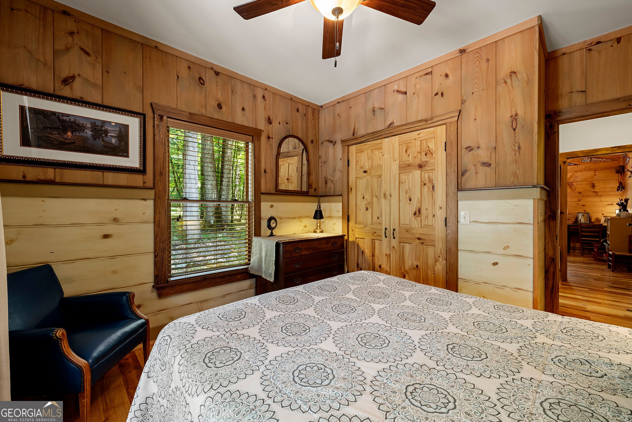 1638 Minor Road Culloden, GA 31016 - Photo 54 of 144 a bedroom with a bed dresser and a flat tv screen