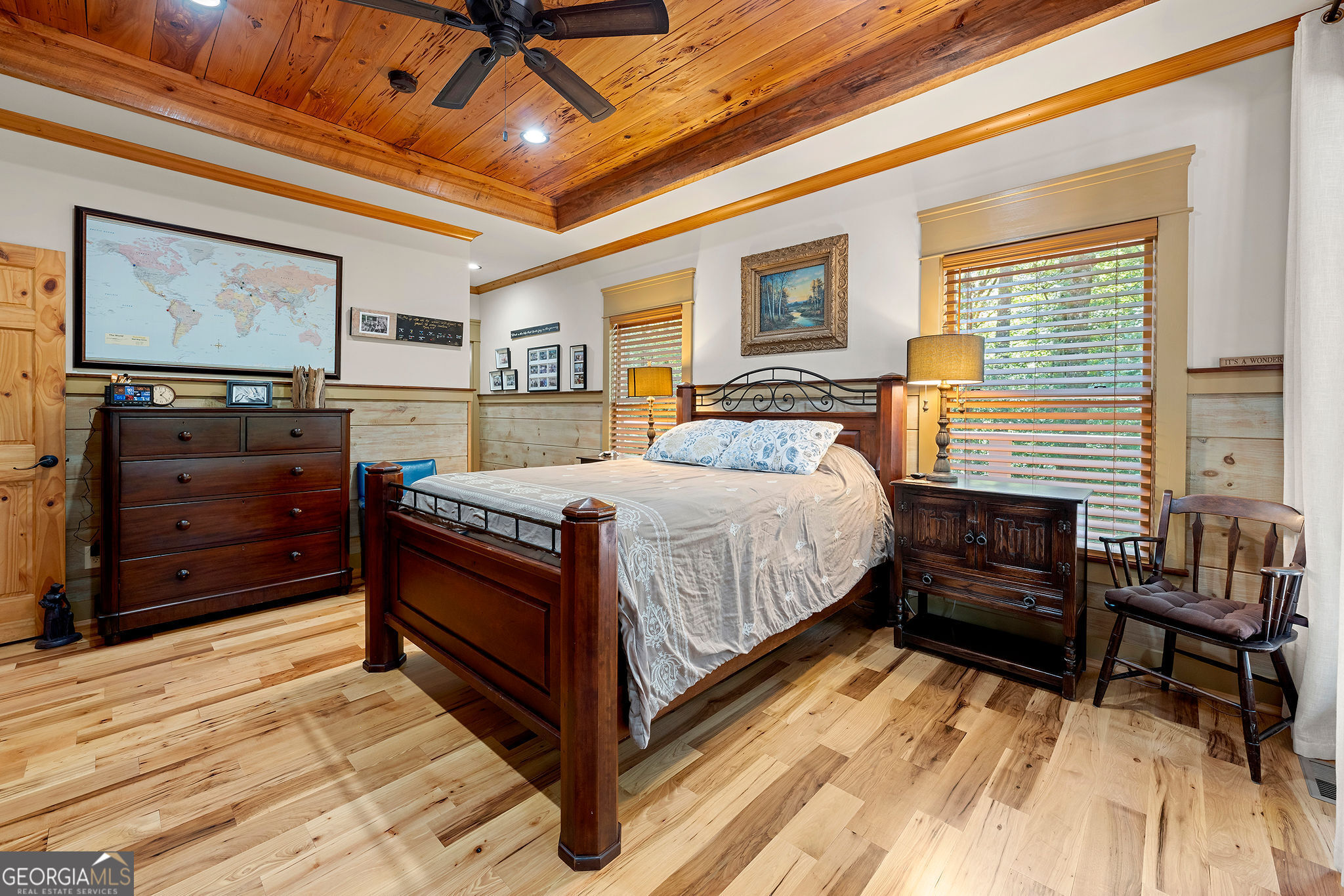 1638 Minor Road Culloden, GA 31016 - Photo 58 of 144 a bedroom with a bed and wooden floor