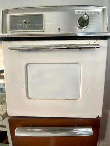 a close view of washer and dryer