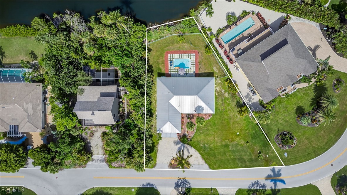 1377 Sand Castle Road Sanibel, FL 33957 - Photo 43 of 49 an aerial view of a house