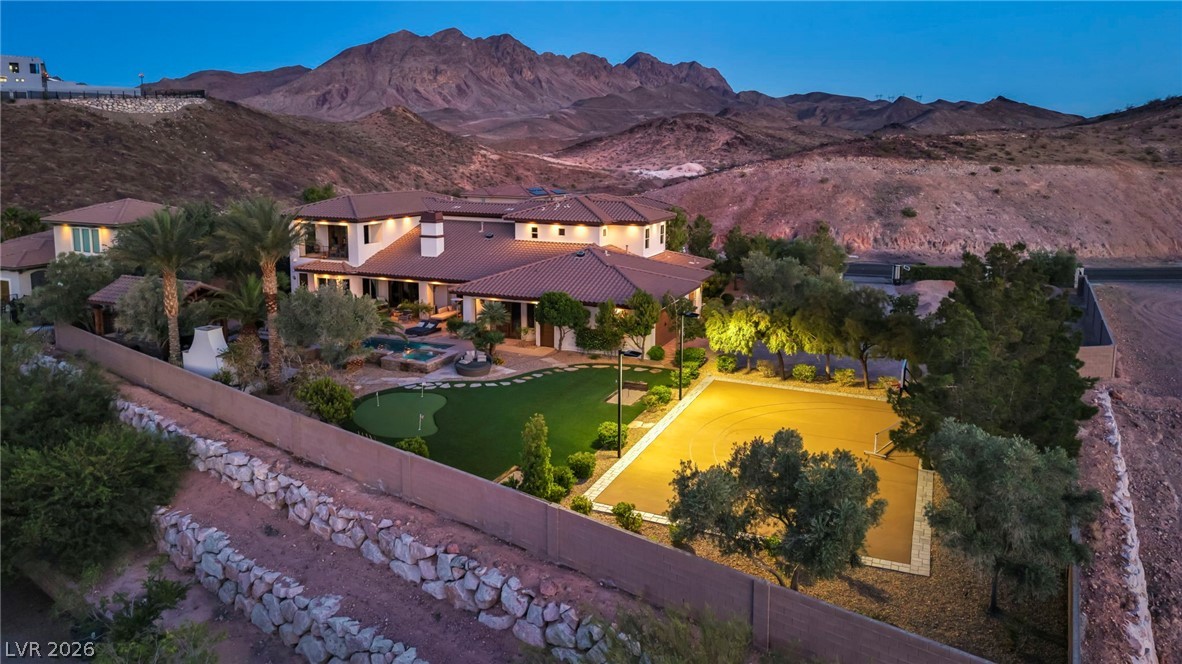 1158 Christian Road Henderson, NV 89002 - Photo 68 of 71 This magnificent estate features a large backyard with breathtaking mountain views.