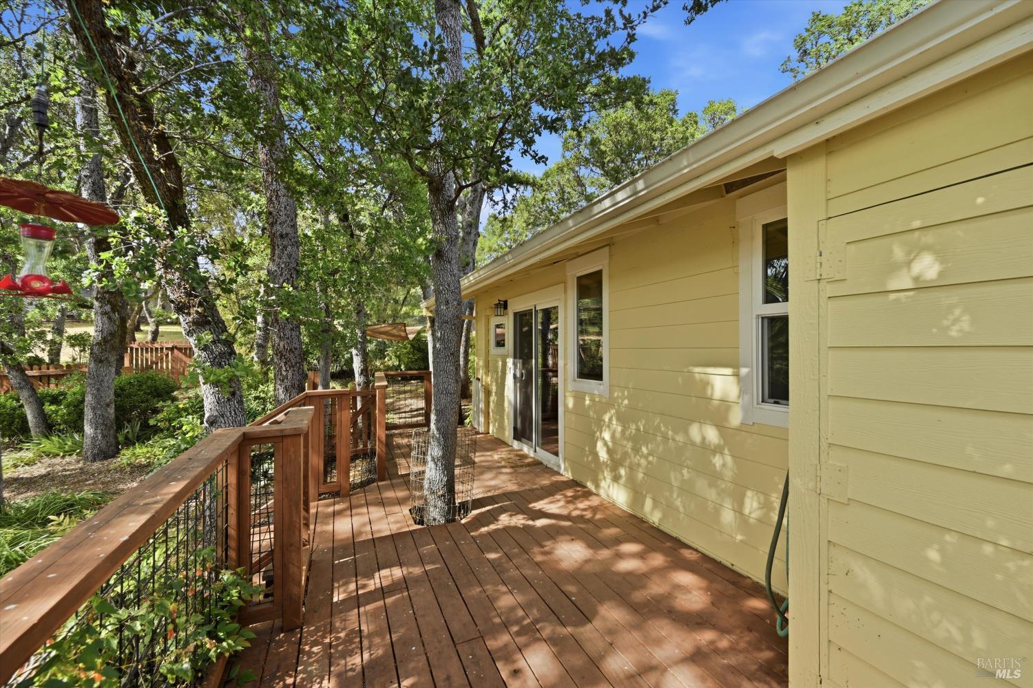 19897 Donkey Hill Road Hidden Valley Lake, CA 95467 - Photo 21 of 45 a porch with seating space