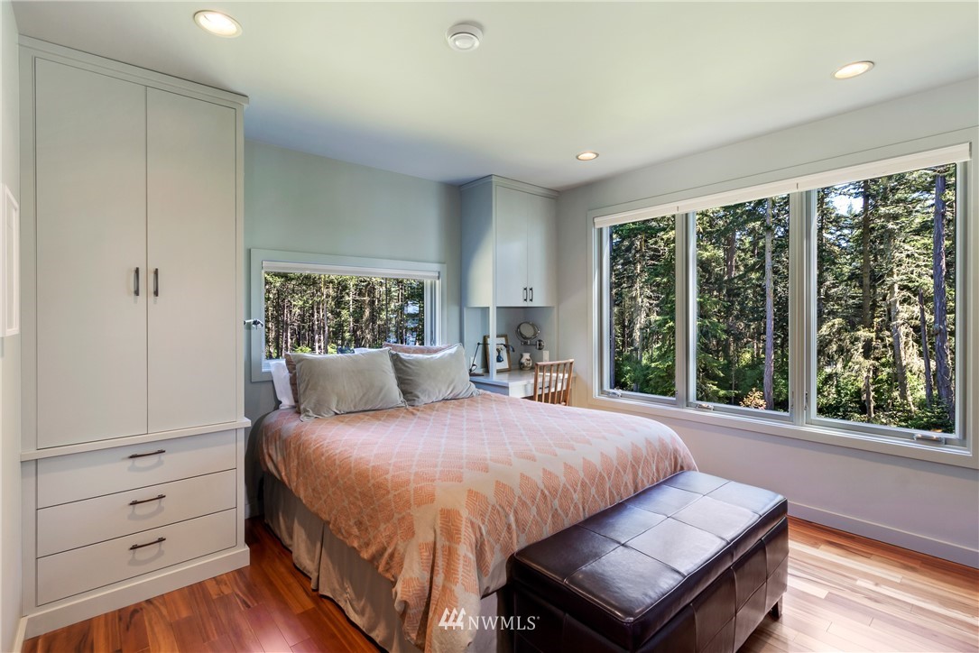 1224 Shark Reef Road Lopez Island, WA 98261 - Photo 23 of 34 a bedroom with a bed and window