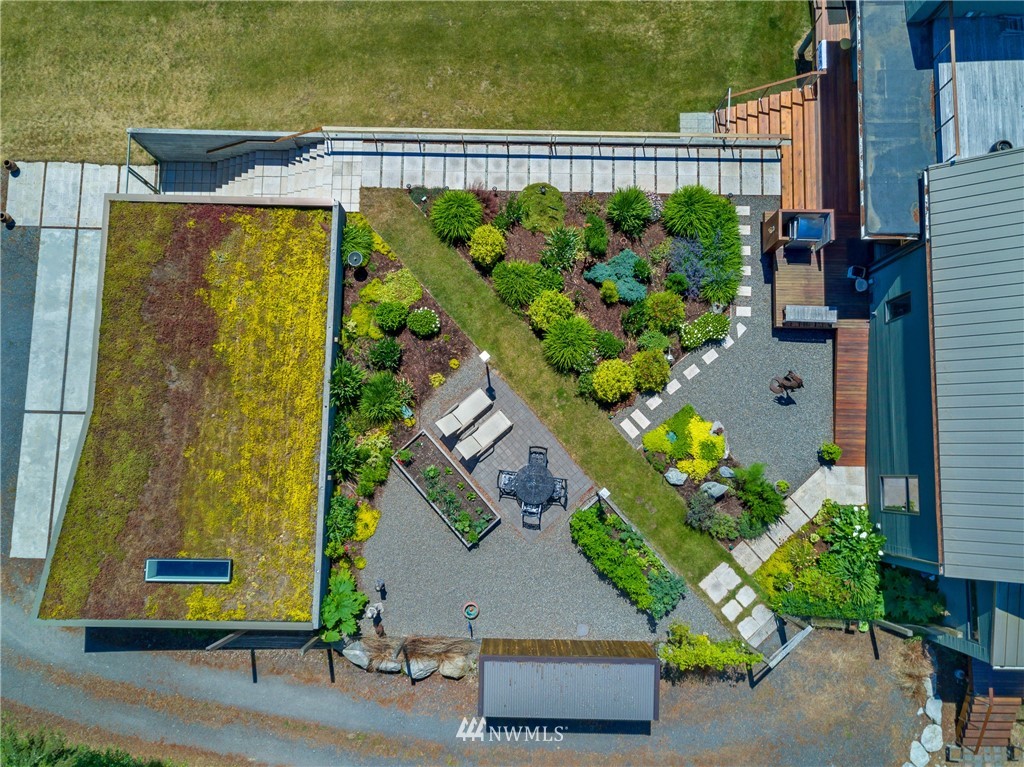 1224 Shark Reef Road Lopez Island, WA 98261 - Photo 31 of 34 an aerial view of a house having outdoor space