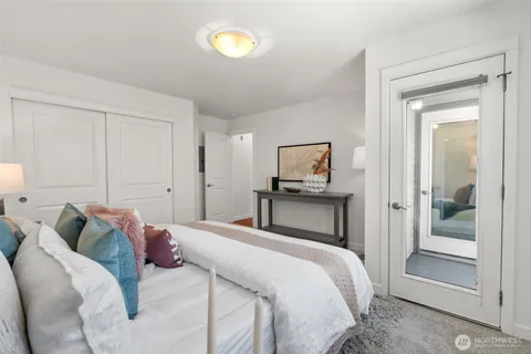 a view of balcony and door