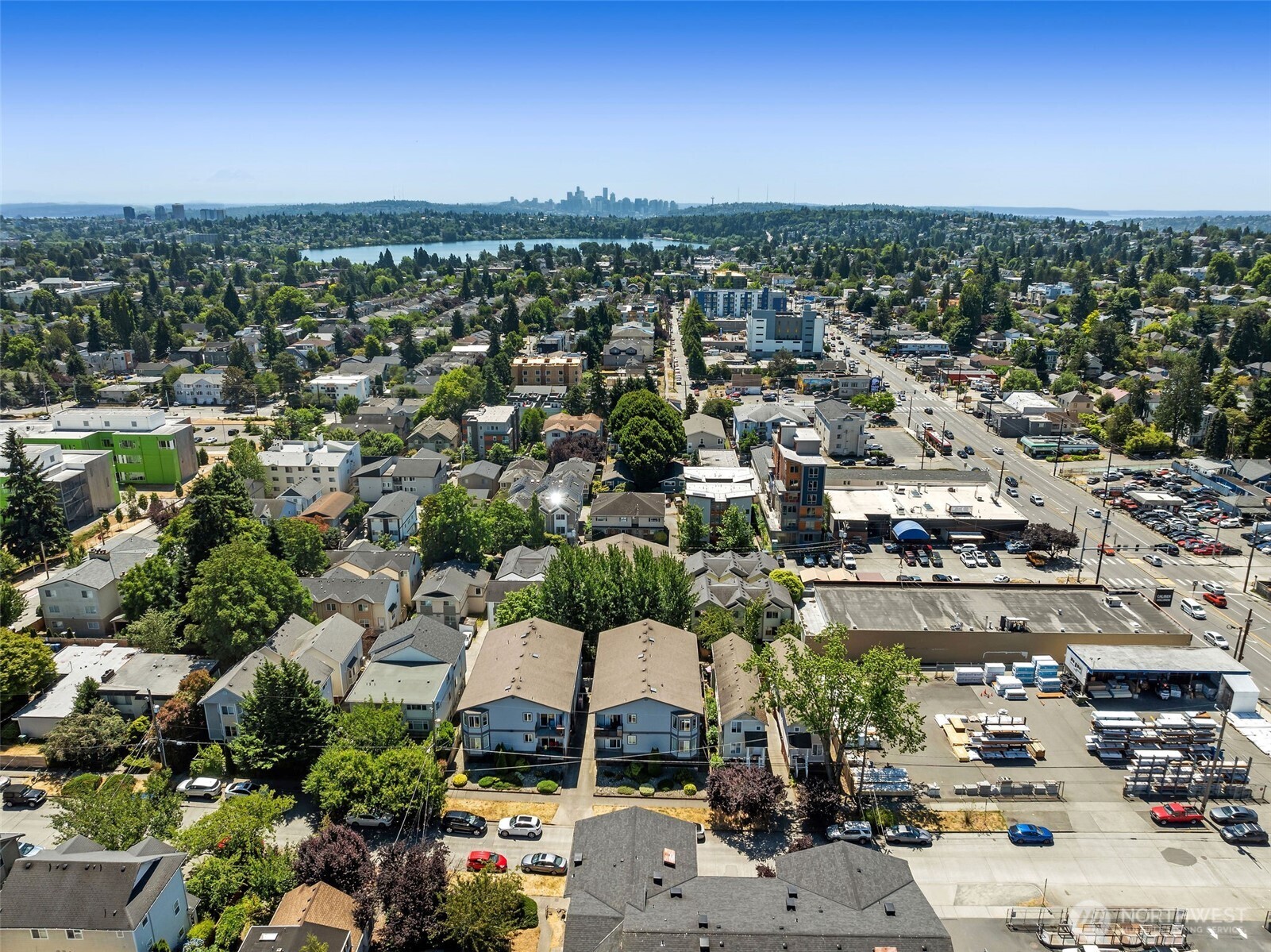 1125 North 93rd Street, Unit 6 Seattle, WA 98103 - Photo 5 of 35 an aerial view of a city