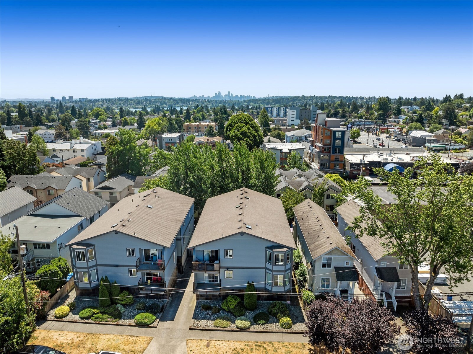 1125 North 93rd Street, Unit 6 Seattle, WA 98103 - Photo 7 of 35 an aerial view of multiple house