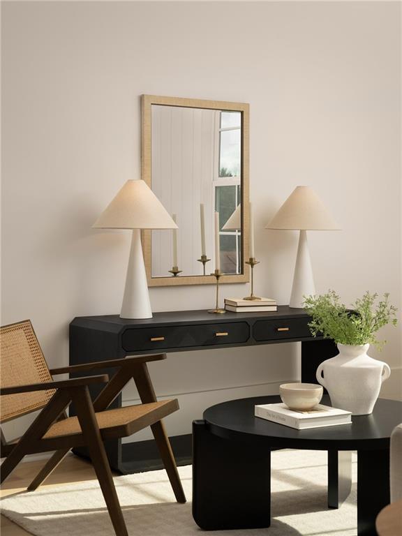 245 Lask Lane Milton, GA 30004 - Photo 31 of 87 a living room with furniture and a lamp