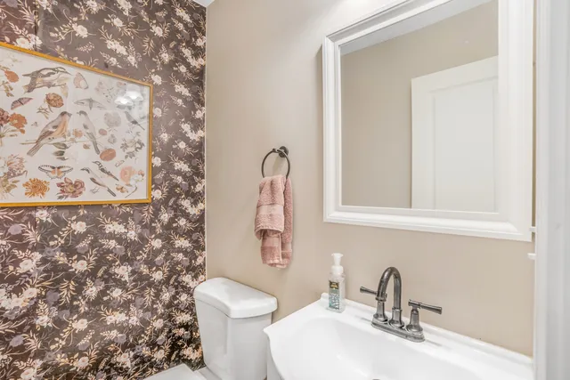 a bathroom with a sink and a toilet