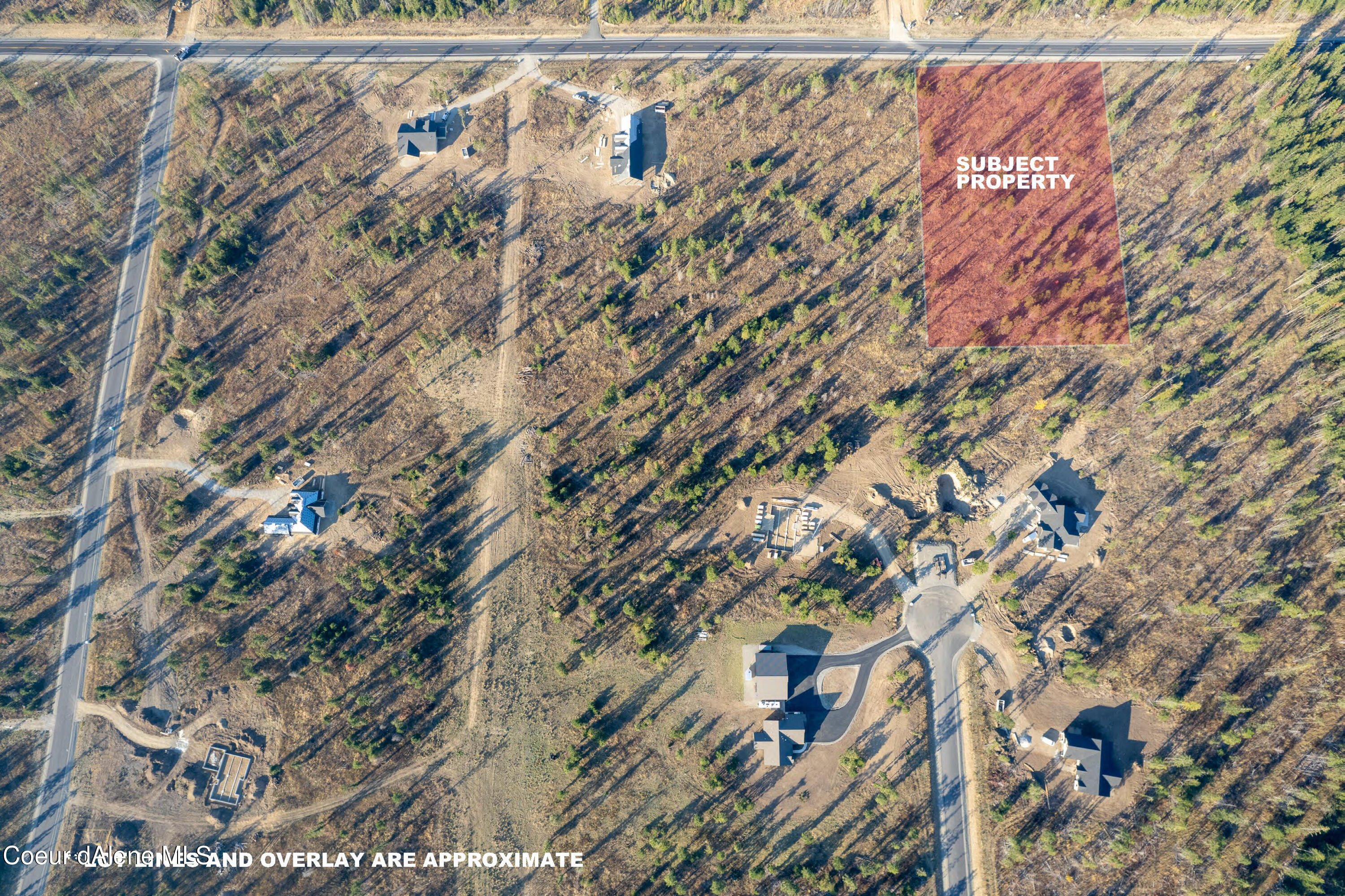 12664 East Howard Road Athol, ID 83801 - Photo 36 of 40 AERIAL OVERLAY