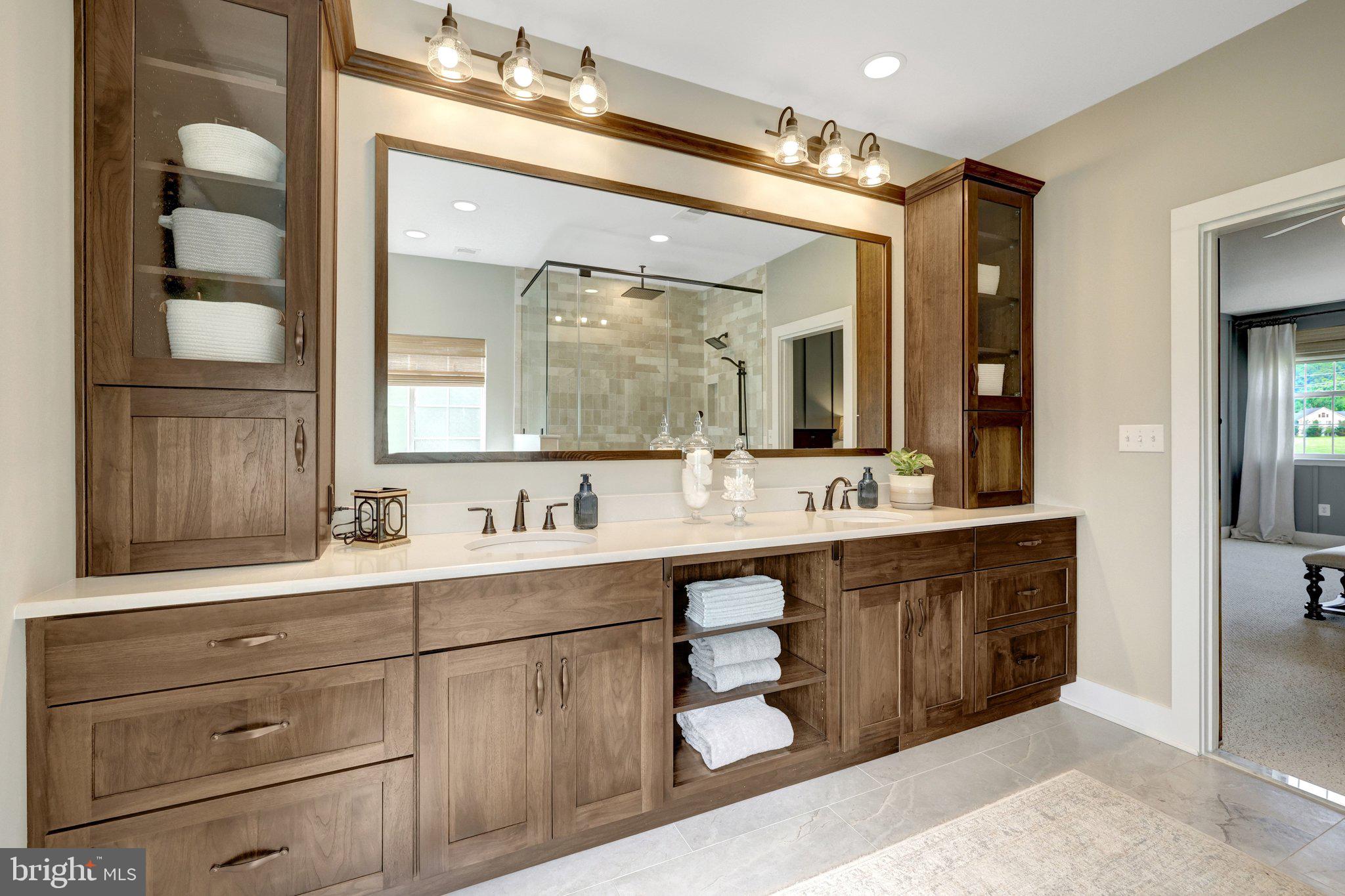 15002 Mountain Road Purcellville, VA 20132 - Photo 29 of 60 Dual vanity and custom shelving