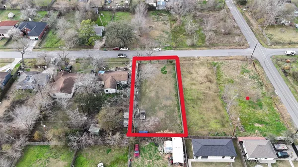 a view of water and covered with trees