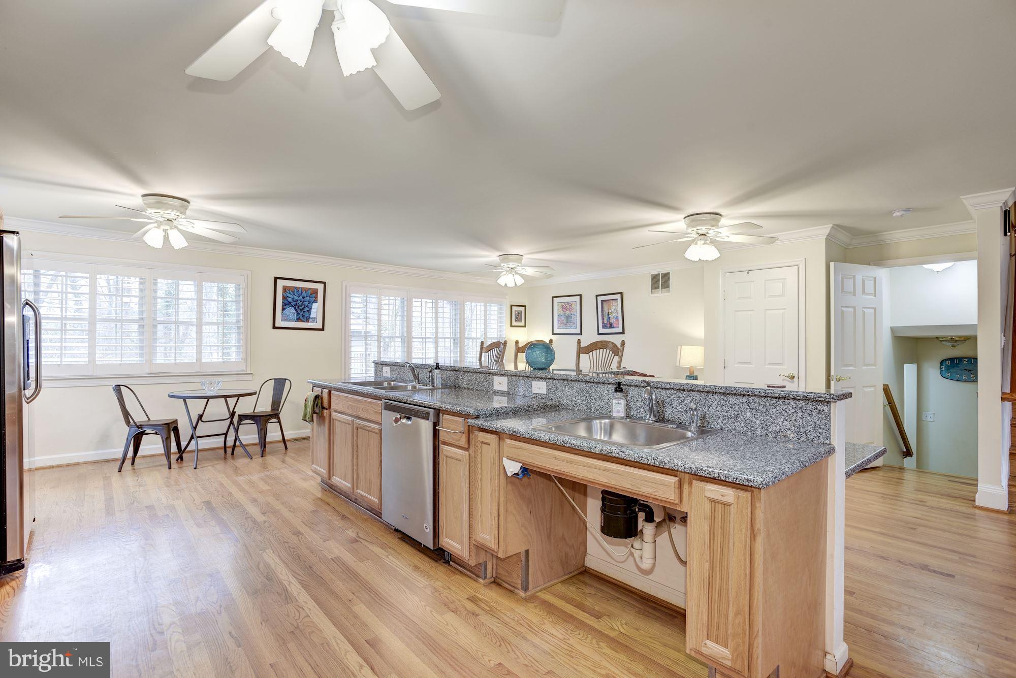 1401 Earnshaw Court Reston, VA 20190 - Photo 7 of 49 Kitchen Island has 2 sinks