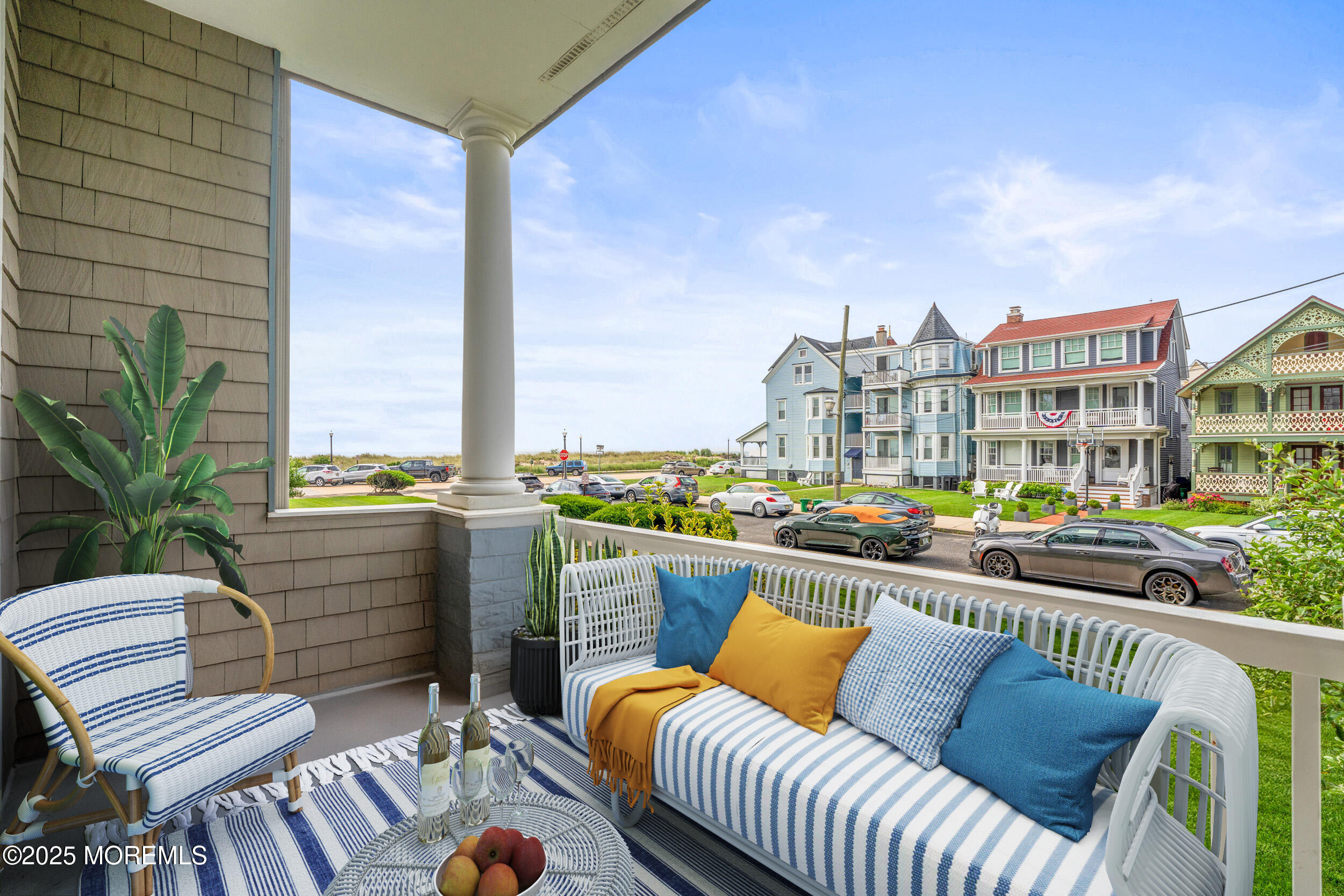 4 Ocean Avenue, Unit 5 Ocean Grove, NJ 07756 - Photo 3 of 81 Porch-Furniture Virtually Staged