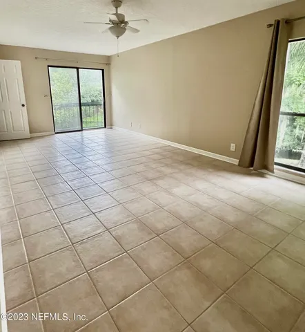 a view of an empty room