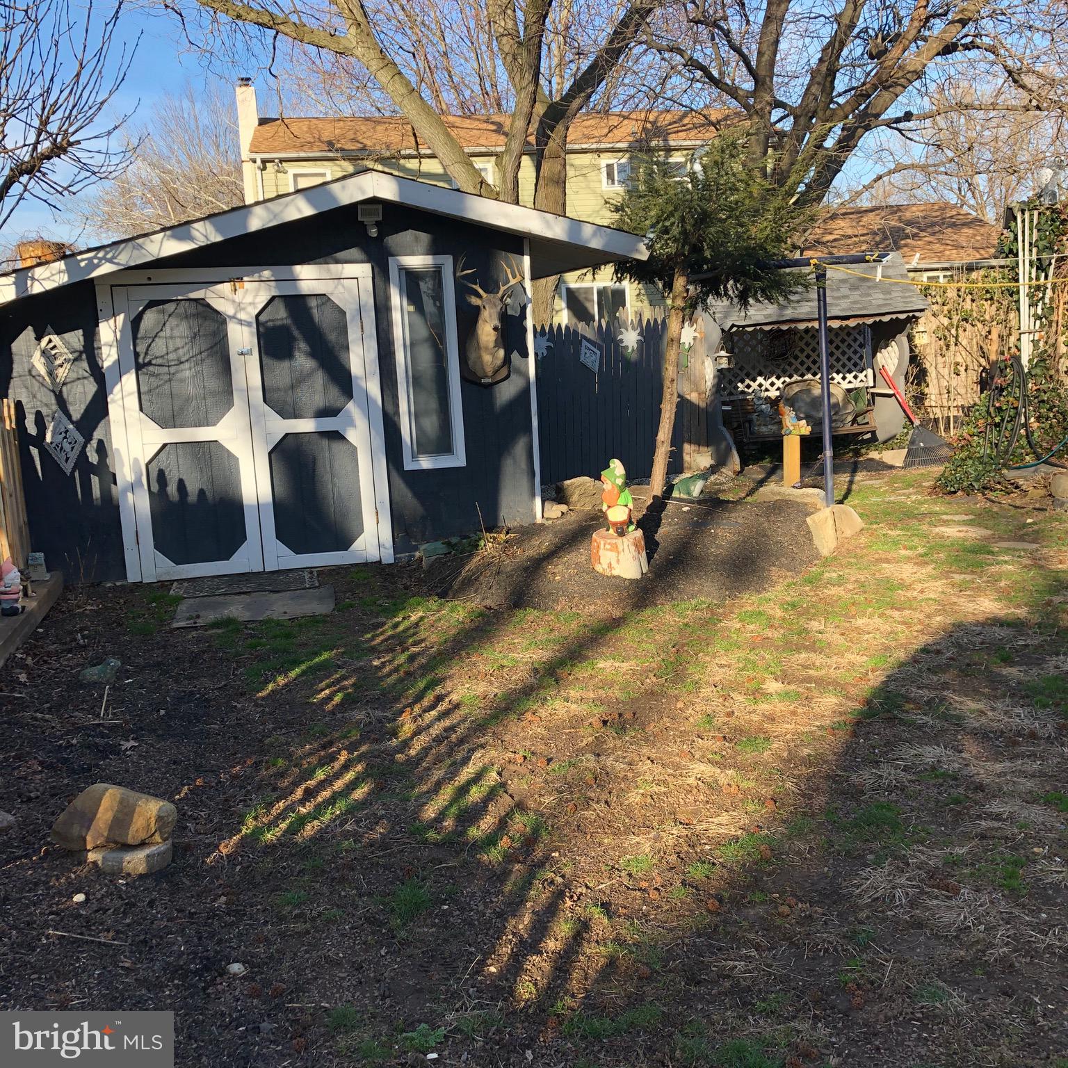609 Arlington Road Fairless Hills, PA 19030 - Photo 6 of 45 Exterior view of garden and shed