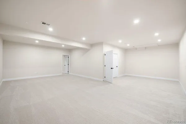 a view of empty room