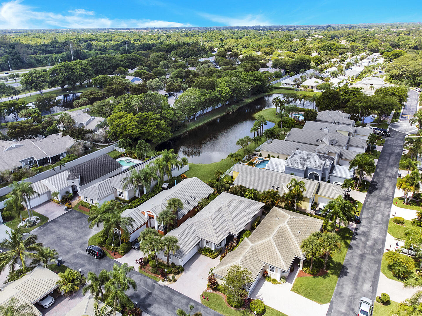 22831 Windsor Wood Court Boca Raton, FL 33433 - Photo 43 of 48 an aerial view of residential houses with outdoor space