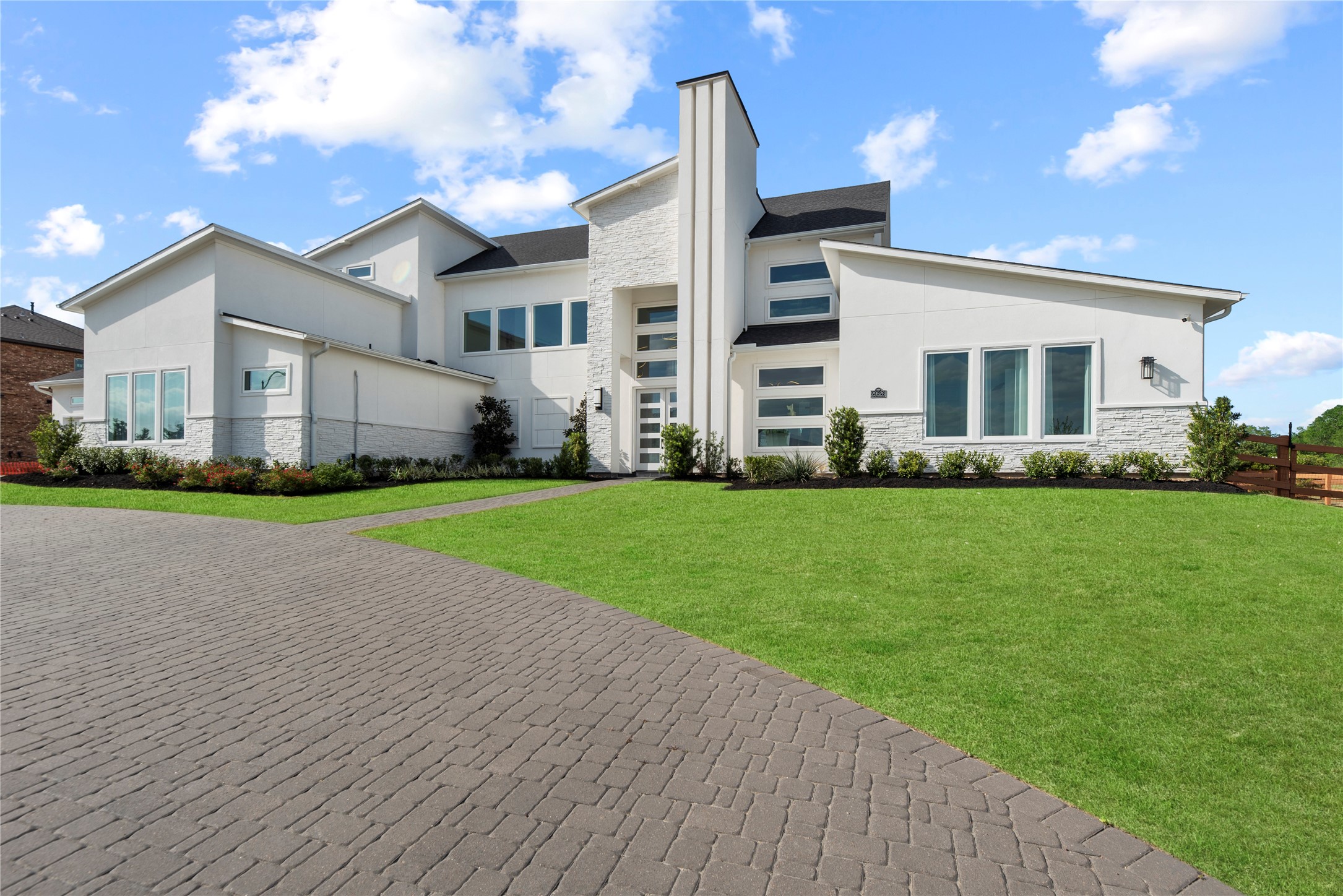 29526 Cir S Rnch Trail Fulshear, TX 77406 - Photo 48 of 48 a front view of house with yard and green space