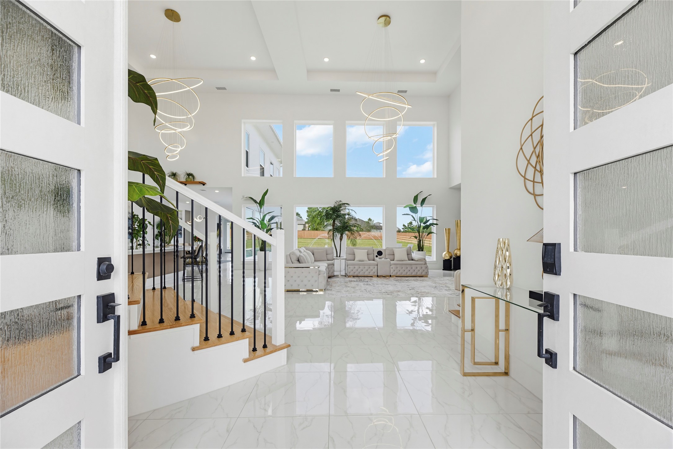 29526 Cir S Rnch Trail Fulshear, TX 77406 - Photo 8 of 48 a view of entryway and hall with wooden floor