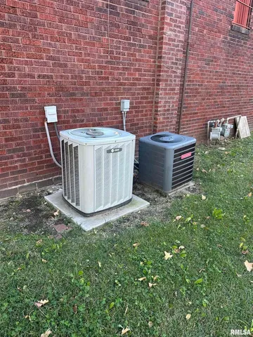 a view of a backyard with plants