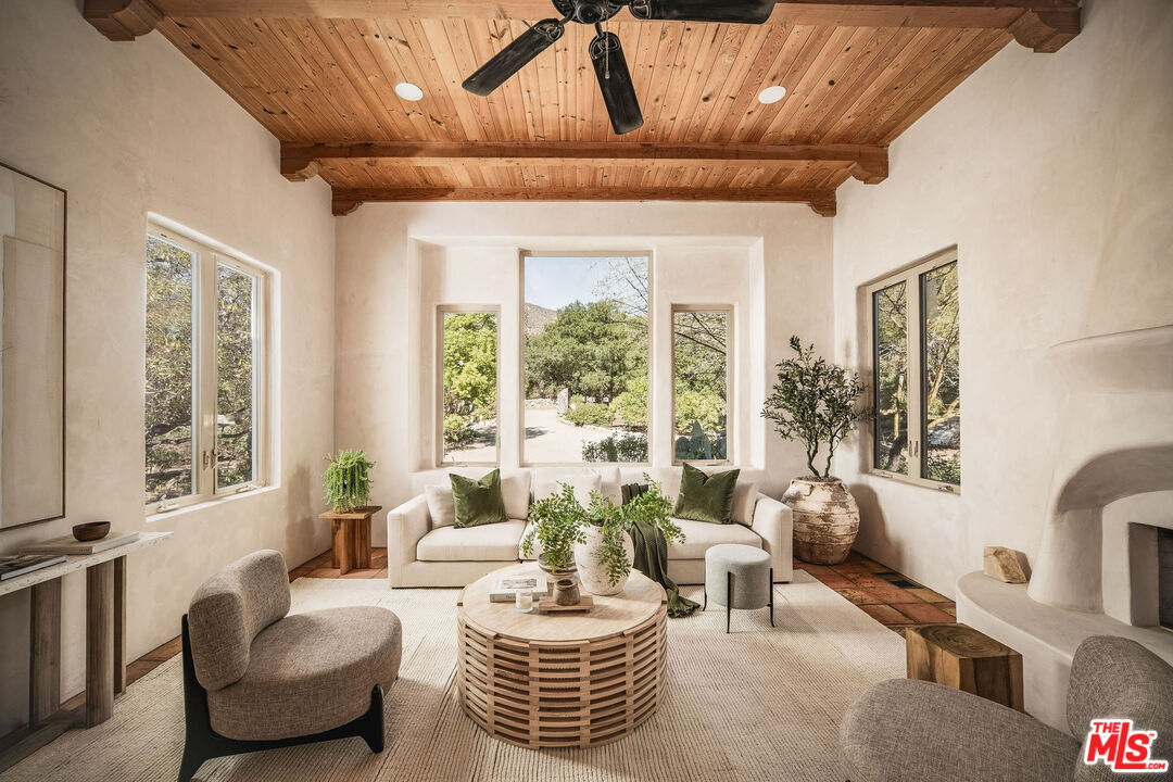 3450 Thacher Road Ojai, CA 93023 - Photo 3 of 33 a living room with furniture and a large window