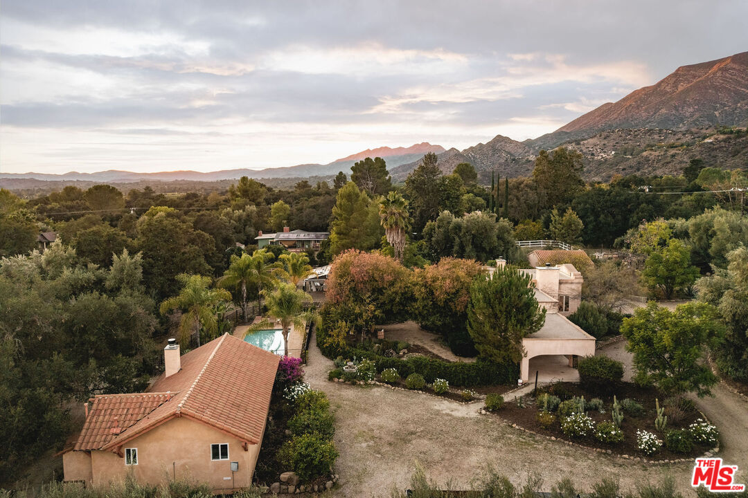 3450 Thacher Road Ojai, CA 93023 - Photo 32 of 33 an aerial view of a house