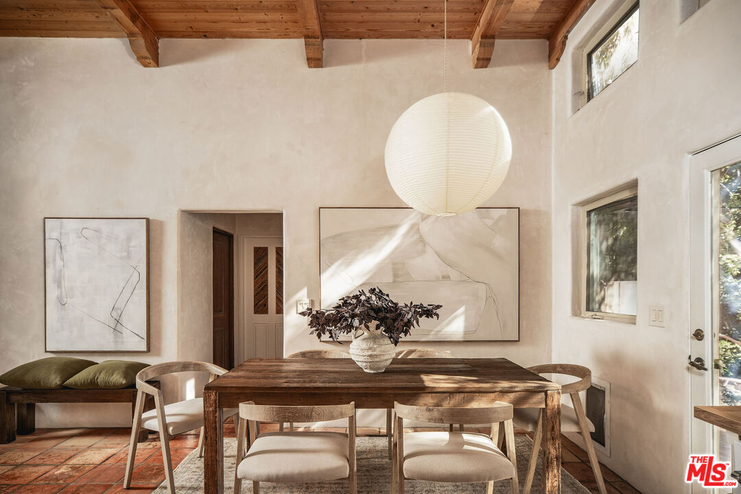 3450 Thacher Road Ojai, CA 93023 - Photo 7 of 33 a view of a dining room with furniture and wooden floor