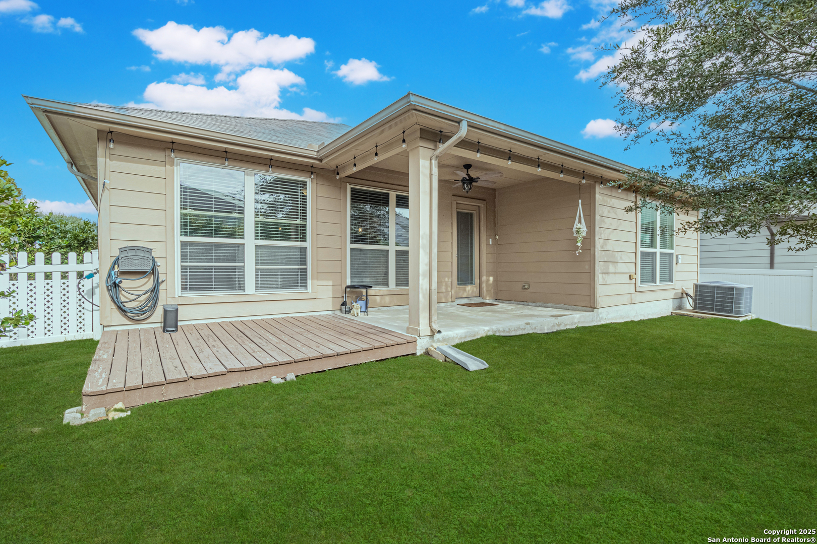 159 Brook View Cibolo, TX 78108 - Photo 23 of 24 a front view of a house with a yard