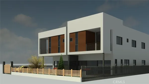 a building view with outdoor space