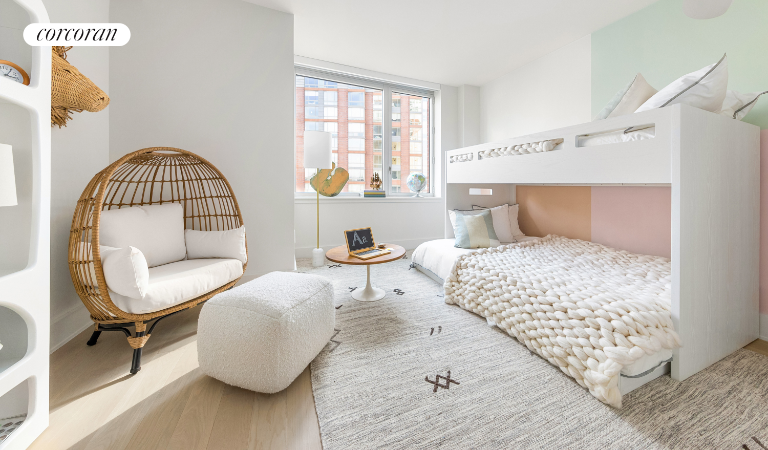 20 River Terrace, Unit PHA Manhattan, NY 10282 - Photo 6 of 13 a living room with furniture and a window