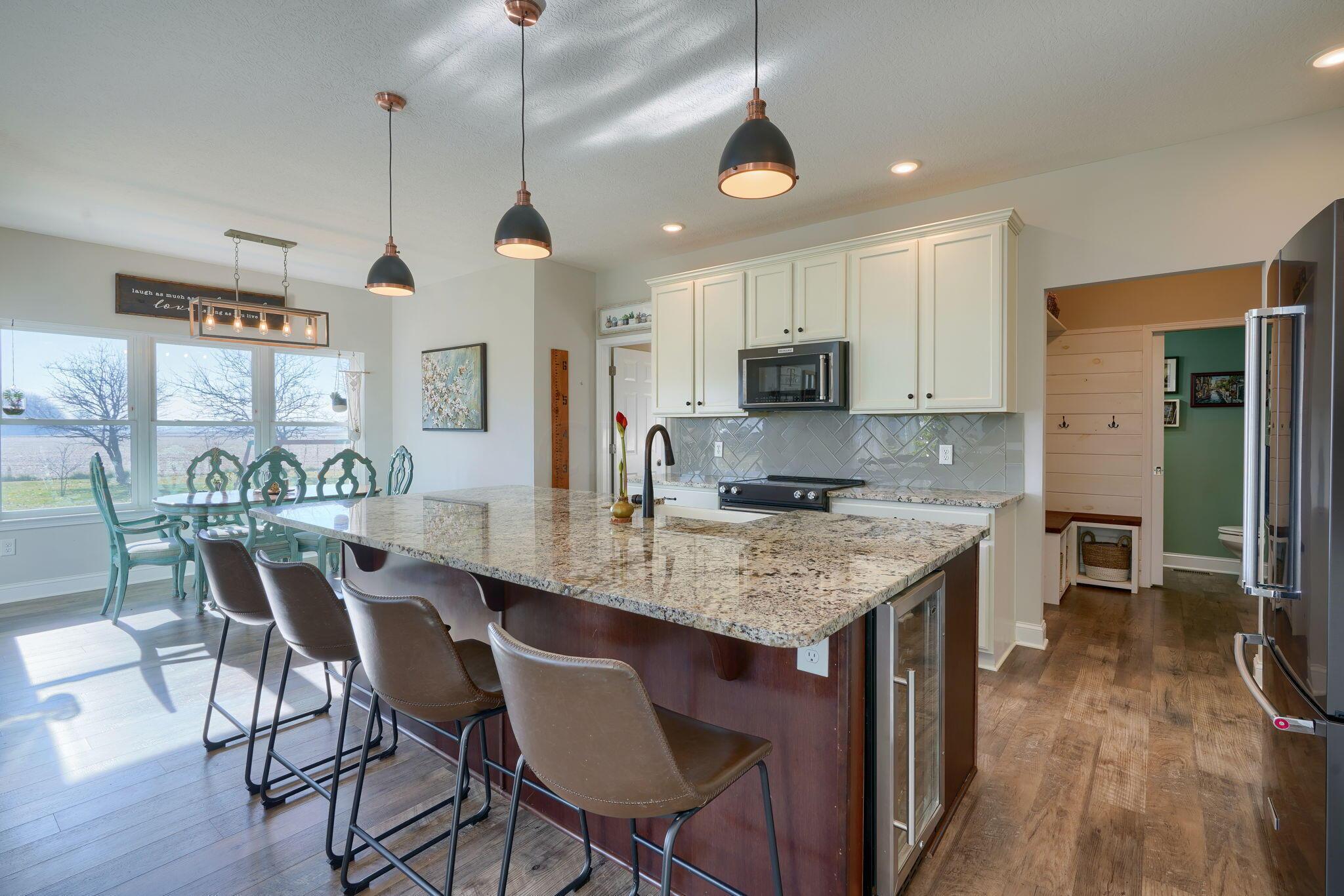 8050 Kilbourne Road Sunbury, OH 43074 - Photo 15 of 56 Built-in Wine Fridge in Island